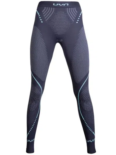 Uyn Seamless Patterned Base Layer In Blue