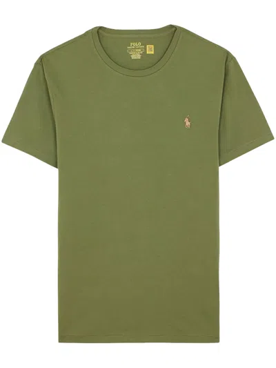 Polo Ralph Lauren Crew Neck Regular Fit Short Sleeves T-shirt In Green