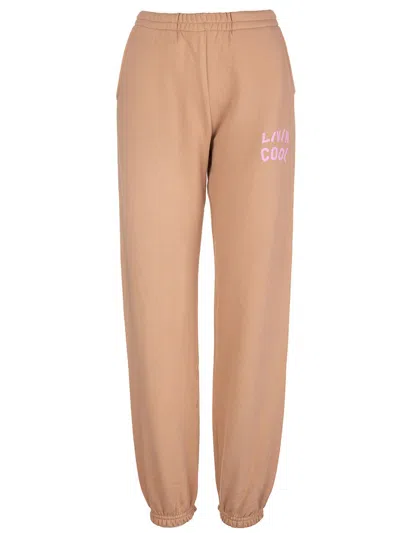 Livin Cool Sweatpant Artwork In Brown