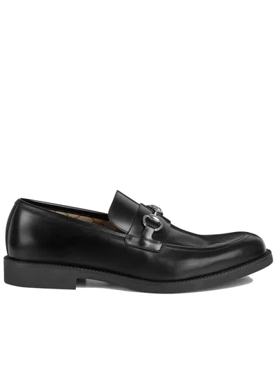 Gucci Loafers With Horsebit In Black