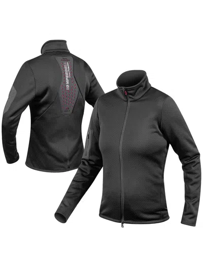 Komperdell Grey Full Zip Technical Technical Sweater In Gray