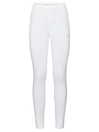 Odlo Logo Base-layer Leggings In White