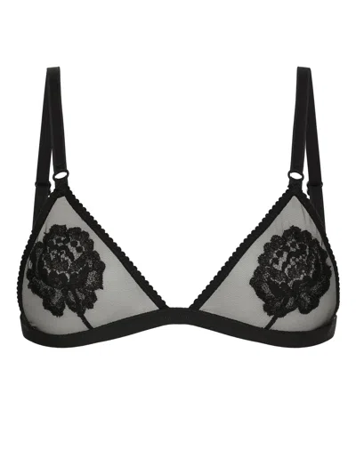Dolce & Gabbana Soft Cup Triangle Bra In Black