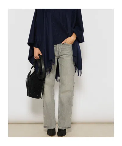 Isabel Marant Ami Paris Ami De Coeur Hoodie In Black