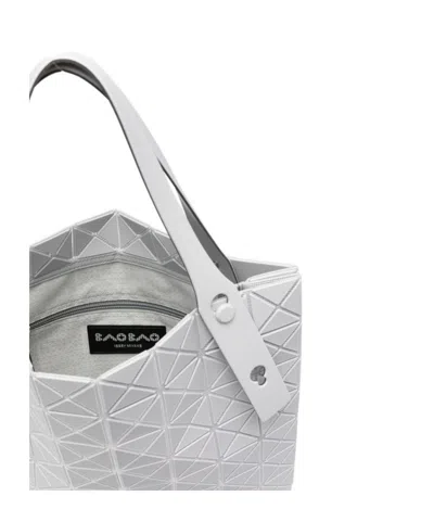 Bao Bao Issey Miyake Prism Plus Geometric Pattern Shopper Bag In Gray