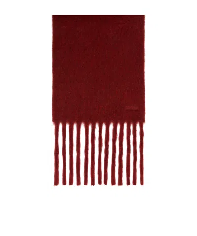 Max Mara Alpaca-blend Scarf In Brown