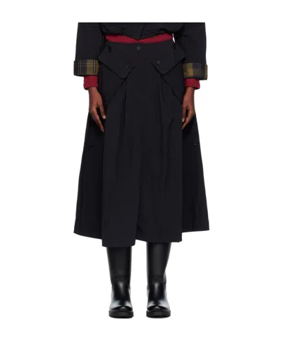 Barbour Imelda Midi Skirt In Black
