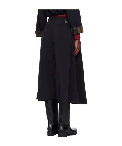 Barbour Imelda Midi Skirt In Black