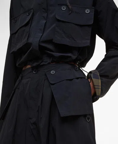 Barbour Imelda Midi Skirt In Black