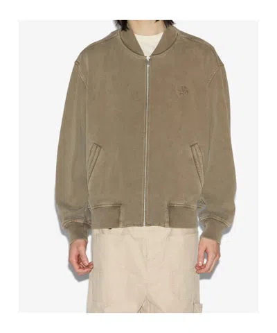 Isabel Marant Marty Bomber Jacket In Brown