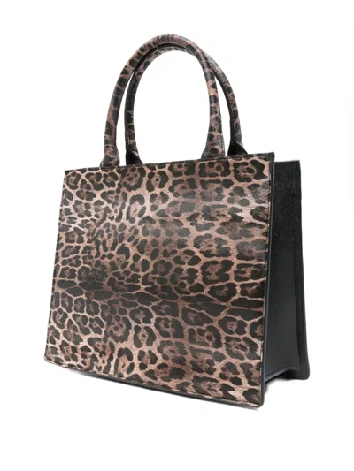 豹纹托特包