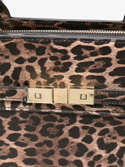 豹纹托特包