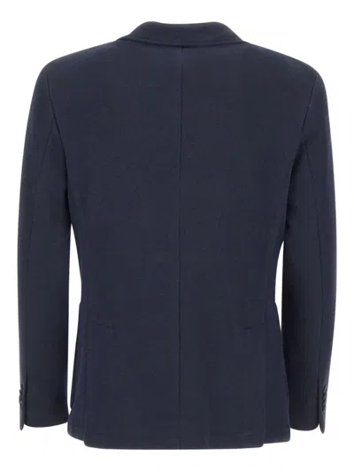 Manuel Ritz Single-breasted Blazer In Blue