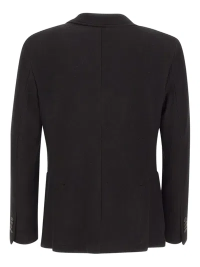 Manuel Ritz Single-breasted Blazer In Black