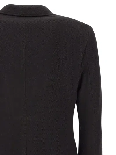 Manuel Ritz Single-breasted Blazer In Black