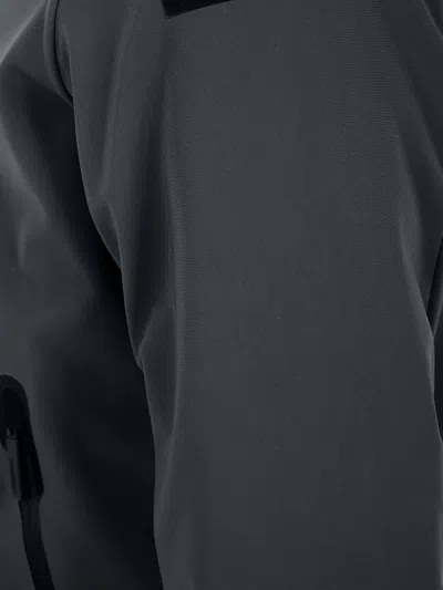 Rrd Minimalist Front-zipper Jacket With Structured Collar In Black