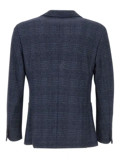 Manuel Ritz Single-breasted Blazer In Blue