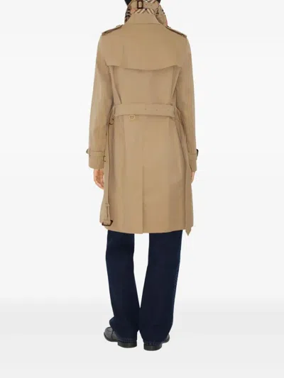 Burberry Kensington Heritage Trench Coat In Brown