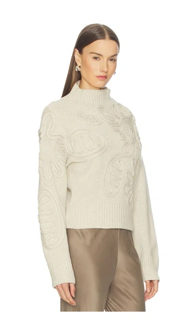 Cult Gaia Deva Knit Sweater In Neutral