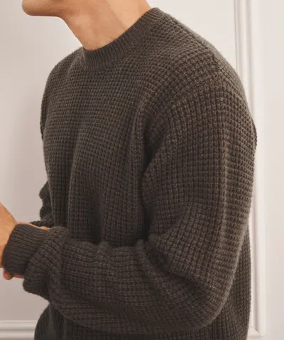 Naadam Cashmino Waffle Crewneck Sweater In Multi