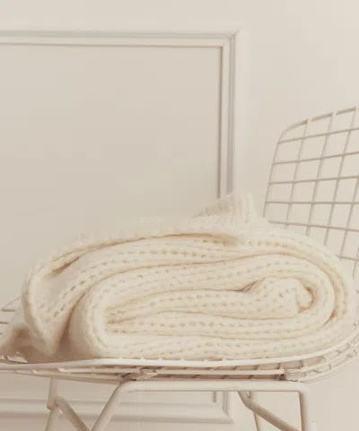 Naadam Lofty Alpaca Blanket In Neutral