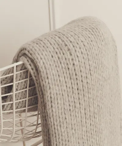 Naadam Lofty Alpaca Blanket In Gray