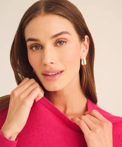 Naadam Signature Cashmere Raglan Crewneck Sweater In Pink