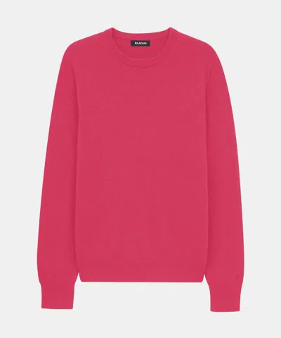 Naadam Signature Cashmere Raglan Crewneck Sweater In Pink