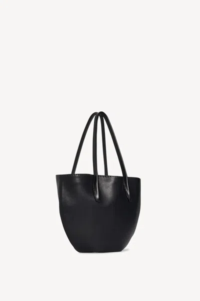 The Row Geometric Alger Tote Bag In Black
