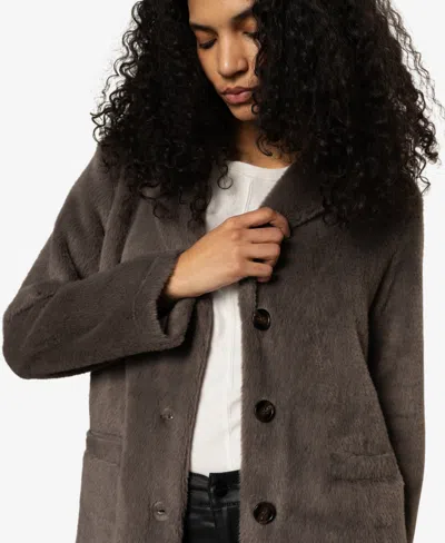 Sanctuary Hometown Jacket In Burnt Ink In Brown