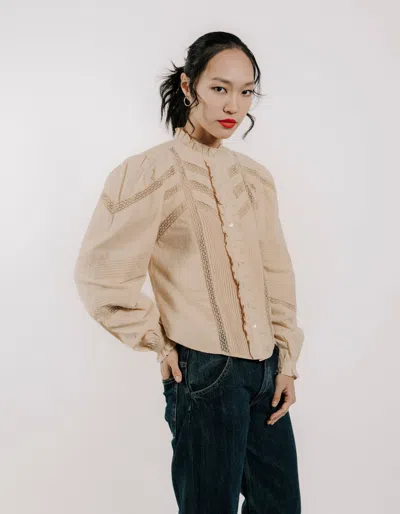 Love The Label Delia Top In Brown