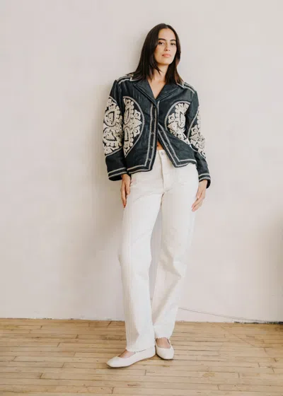 Love The Label Jamie Quilted Jacket In Black