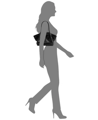 Jw Pei Hana Medium Suede Tote Bag In Black