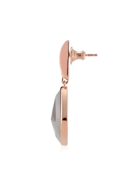 Monica Vinader Siren Nugget Semiprecious Stone Drop Earrings In Gold