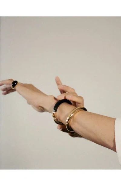 Monica Vinader Gold Kate Young Bangle In 18ct Gold Vermeil On Sterling