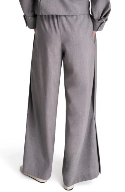 Twp Eva Wide Leg Pull-on Pants In Gray