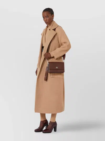 Max Mara Structured Shoulder Bag Top Handle Design