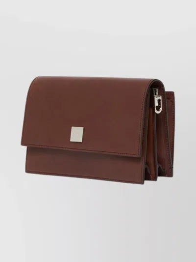 Max Mara Structured Shoulder Bag Top Handle Design