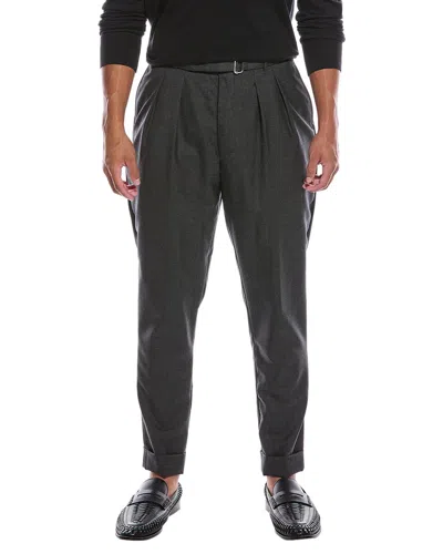 Officine Generale Pierre Wool Pant In Gray