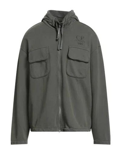 C.p. Company C. P. Company Man Sweatshirt Military Green Size 3xl Cotton In Green