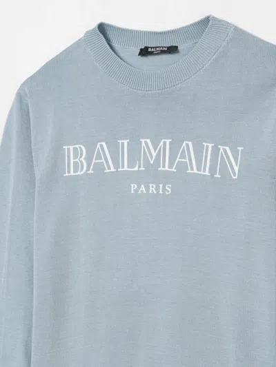 Balmain Knitted Top In Gray