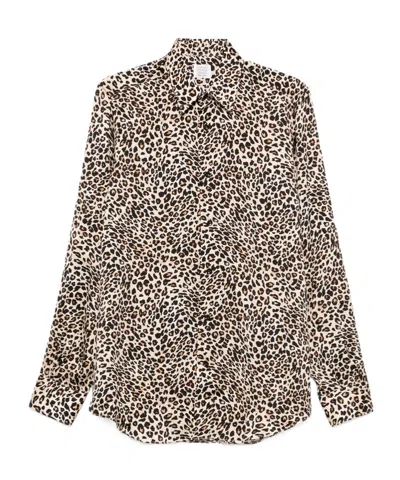Mazzarelli Leopard-print Shirt In Multi