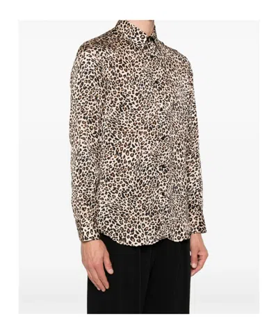 Mazzarelli Leopard-print Shirt In Multi