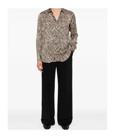 Mazzarelli Leopard-print Shirt In Multi