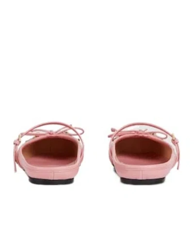 Gucci Horsebit Leather Muler In Burgundy