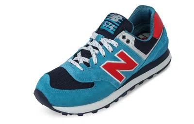 New Balance 574 Low-top Blue/red In Multi