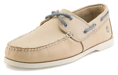 Timberland Cedar Bay Boat Shoes 'light Beige Nubuck' In Multi