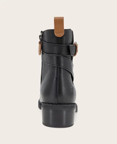 Gentle Souls Women's Bolton Buckle Booties In Black
