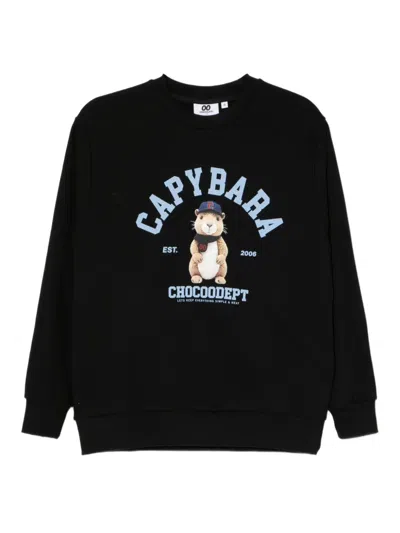 Chocoolate Sweatshirt Mit Grafischem Print In Black