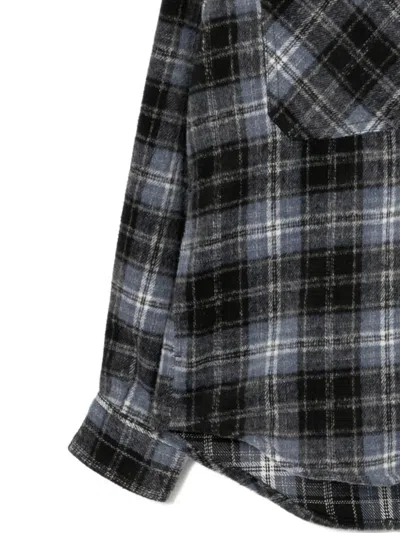 Chocoolate Karierte Jacke In Blue